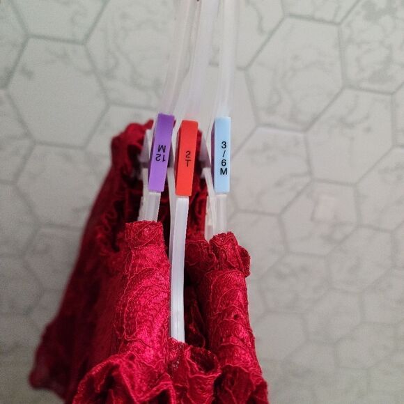 Copy. Nwt Holiday Christmas Valentine's Day  Baby Girl's Lace Dress - Picture 7 of 7